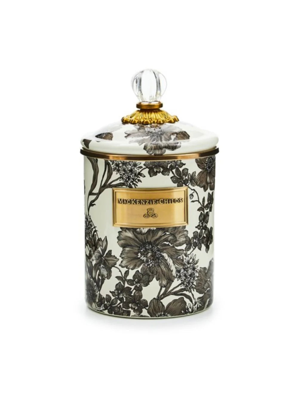 Sterling English Garden Canister Medium