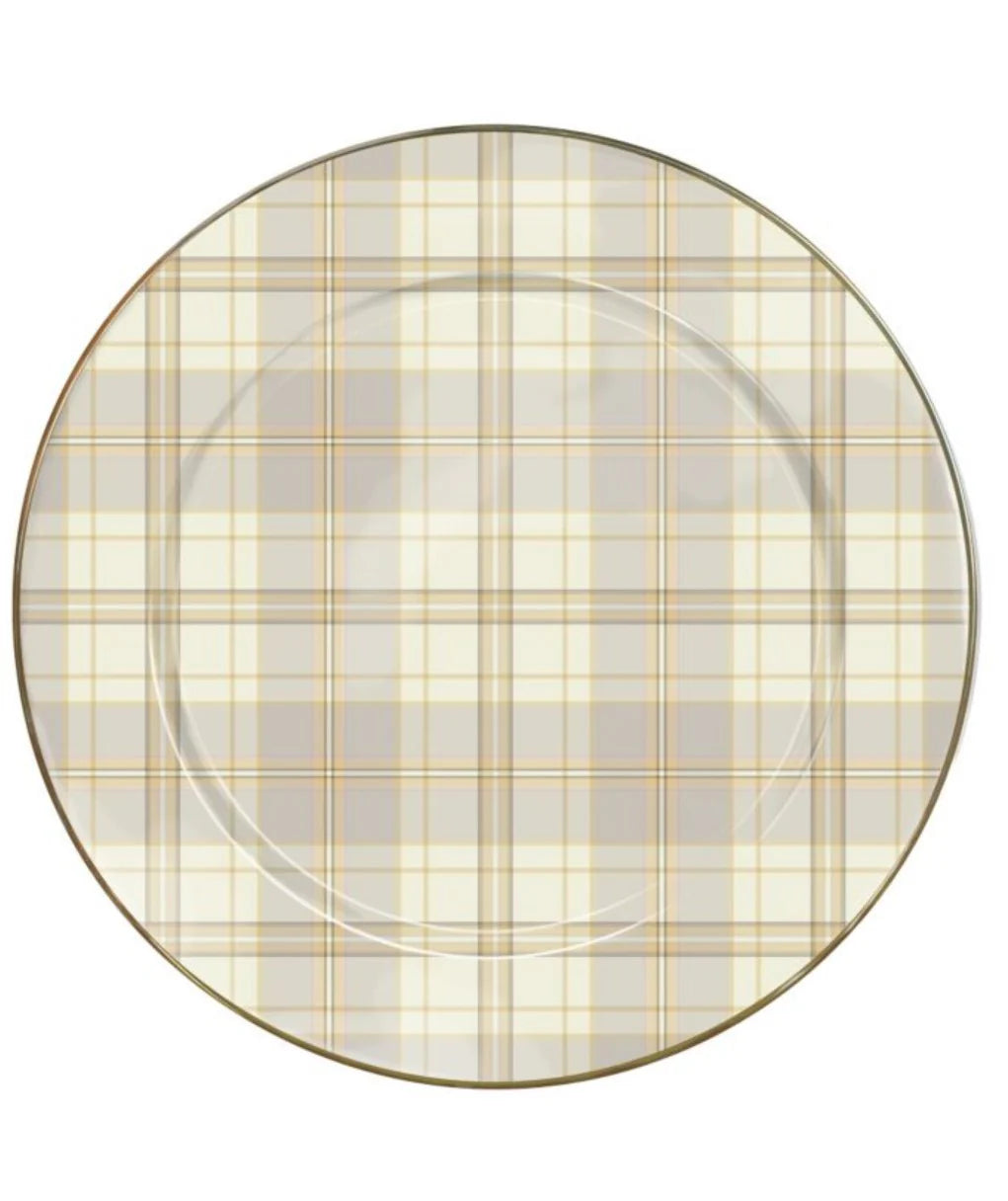 Tartan Latte Charger