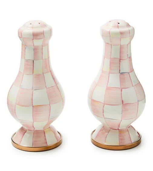 Rosy Check Large Salt and Pepper Shakers