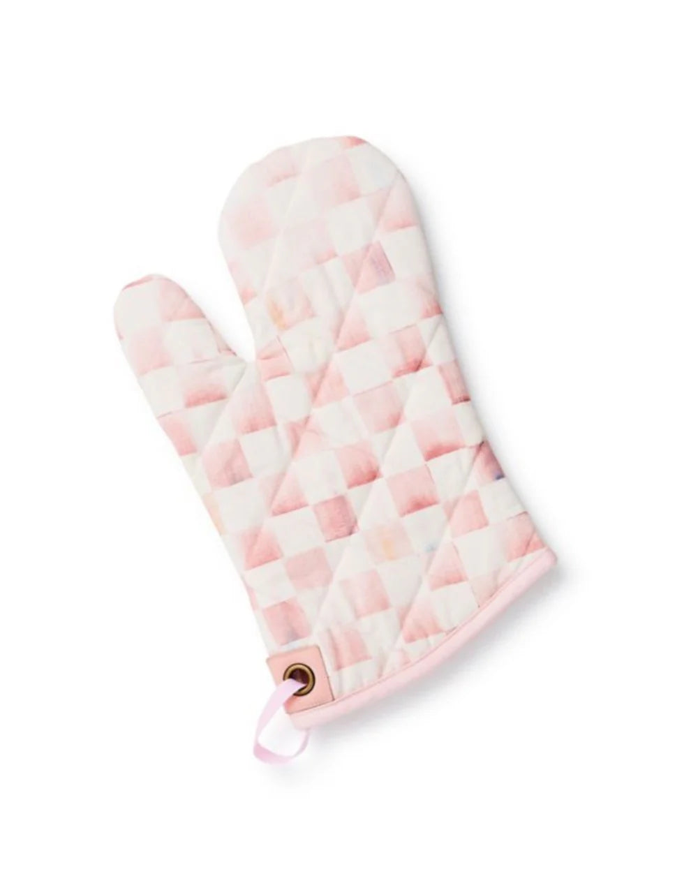 Rosy Check Oven Mitt