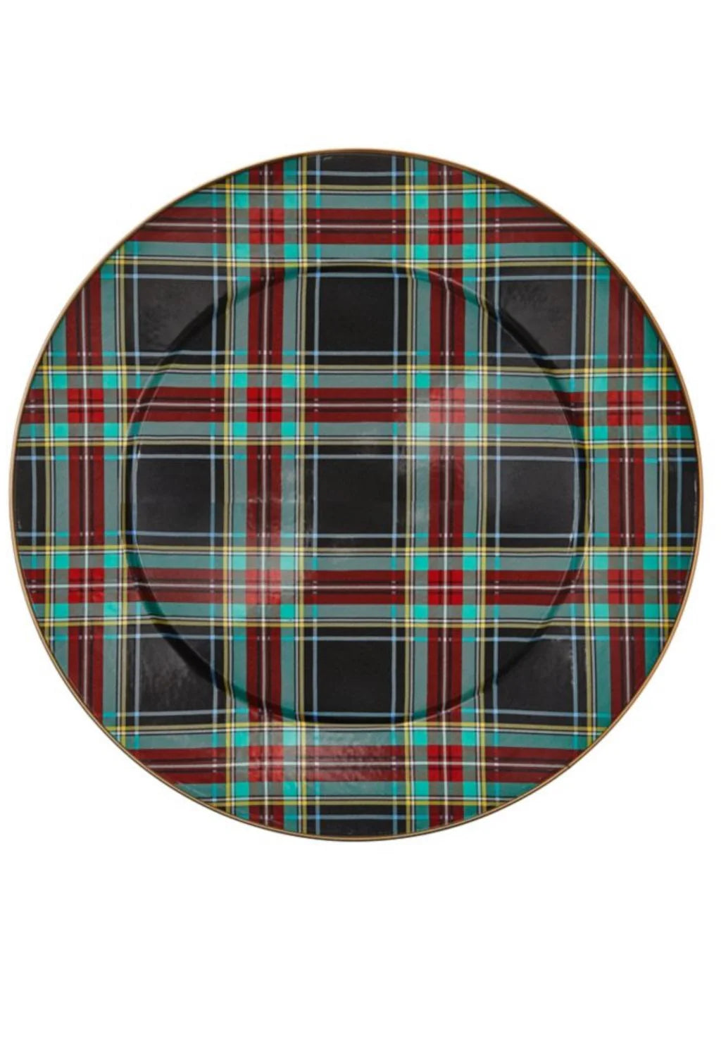 Tartan Black Serving Platter