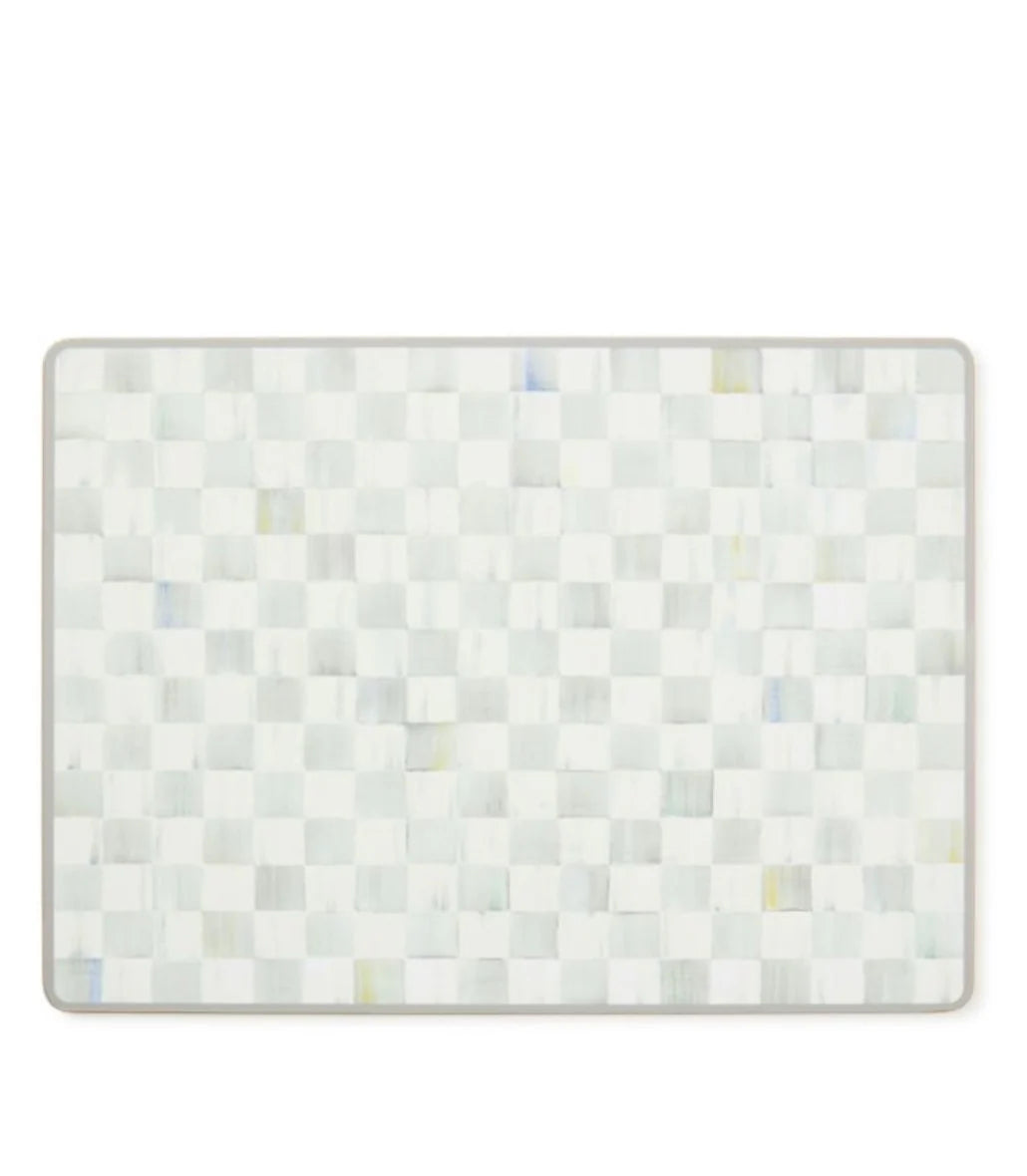 Sterling Check Cork Back Placemats, set of 4