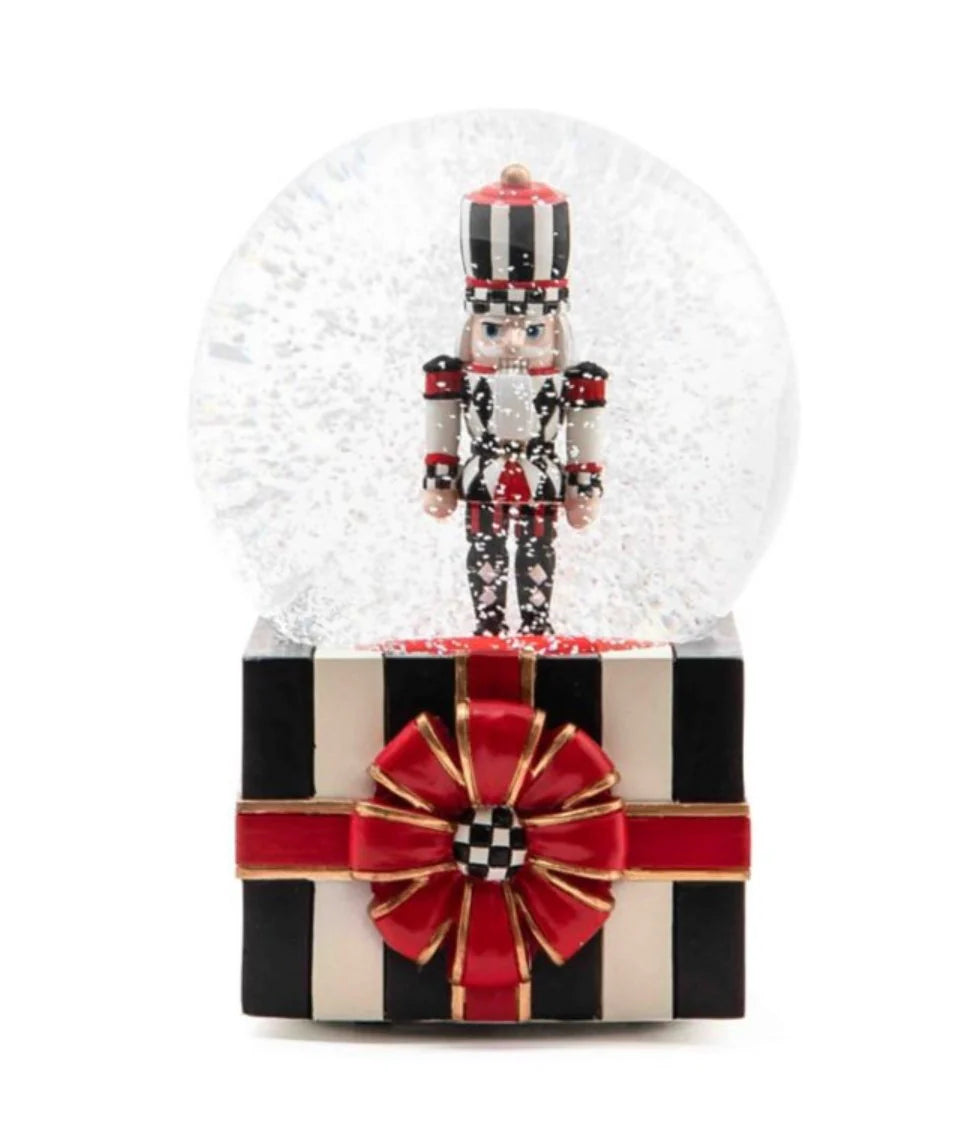 Nutcracker Gift Snow Globe